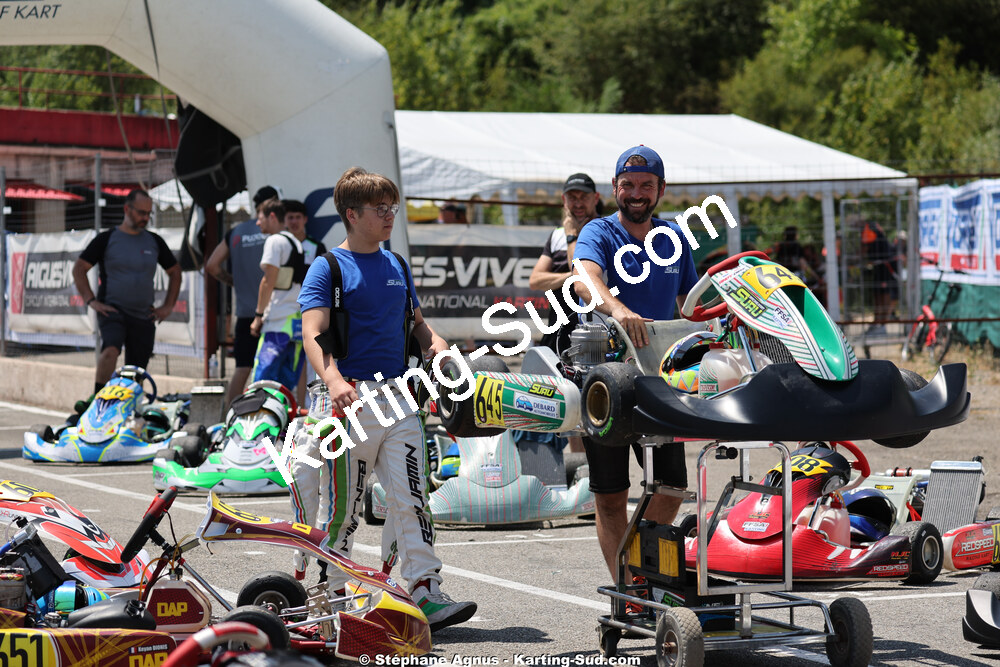 Andy DIAZ, Benjamin DIAZ — 11 & 12/07/2026 : Championnat de France Mini 60 / Sénior, Master & Gentleman IAME à Aigues-Vives(Photos Stéphane Agnus) 2026 — karting