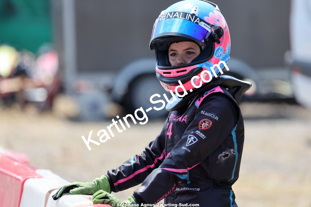 Lina SALAMANCA — 11 & 12/07/2026 : Championnat de France Mini 60 / Sénior, Master & Gentleman IAME à Aigues-Vives(Photos Stéphane Agnus) 2026 — karting
