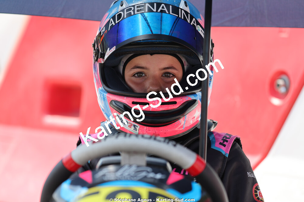 Lina SALAMANCA — 11 & 12/07/2026 : Championnat de France Mini 60 / Sénior, Master & Gentleman IAME à Aigues-Vives(Photos Stéphane Agnus) 2026 — karting