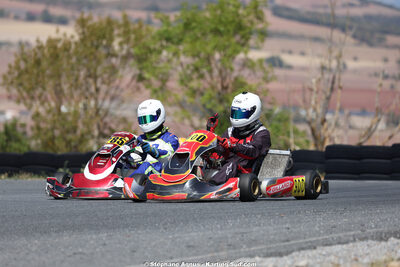 Louka BOUSSES, Théo FACCINI — 06/09/2026 : 2ème manche du Challenge Jean-Claude Sanchez à Belmont sur Rance (Photos Stéphane Agnus) 2026 — karting