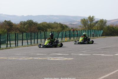 Elea DAURES, Guillaume RIGAL — 06/09/2026 : 2ème manche du Challenge Jean-Claude Sanchez à Belmont sur Rance (Photos Stéphane Agnus) 2026 — karting