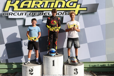 Johan VESQUE MONTAGNAN, Lewis NATU, Raphaël TEISSIER — 06/09/2026 : 2ème manche du Challenge Jean-Claude Sanchez à Belmont sur Rance (Photos Stéphane Agnus) 2026 — karting