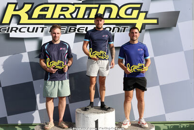 Adrien CAVARD, Kévin JIMENEZ, Thomas CLANET — 06/09/2026 : 2ème manche du Challenge Jean-Claude Sanchez à Belmont sur Rance (Photos Stéphane Agnus) 2026 — karting