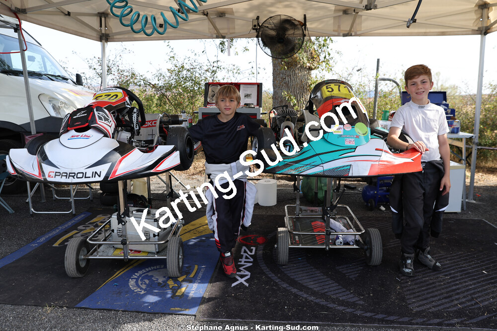 Alessandro PUPPO, Sevan MKHITARIAN — 06/09/2026 : 2ème manche du Challenge Jean-Claude Sanchez à Belmont sur Rance (Photos Stéphane Agnus) 2026 — karting