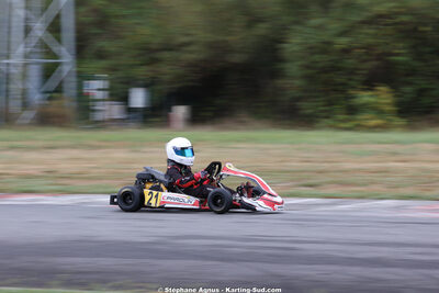 Gabriel LONGEAGNE — 04/10/2026 : 5ème manche du Trophée Ufolep Karting Nouvelle Aquitaine à Lescar (Photos Stéphane Agnus) 2026 — karting