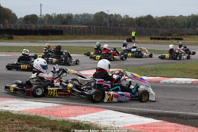 Cassie GOHARD, Matéo MANZINO MALDONADO — 04/10/2026 : 5ème manche du Trophée Ufolep Karting Nouvelle Aquitaine à Lescar (Photos Stéphane Agnus) 2026 — karting