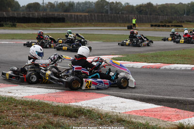 Cassie GOHARD, Matéo MANZINO MALDONADO — 04/10/2026 : 5ème manche du Trophée Ufolep Karting Nouvelle Aquitaine à Lescar (Photos Stéphane Agnus) 2026 — karting