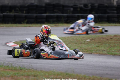 Gabin THUARD — 04/10/2026 : 5ème manche du Trophée Ufolep Karting Nouvelle Aquitaine à Lescar (Photos Stéphane Agnus) 2026 — karting