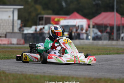 Romain GUILBERT — 04/10/2026 : 5ème manche du Trophée Ufolep Karting Nouvelle Aquitaine à Lescar (Photos Stéphane Agnus) 2026 — karting