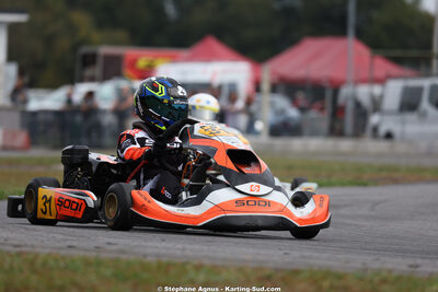 Mathis PANDELES — 04/10/2026 : 5ème manche du Trophée Ufolep Karting Nouvelle Aquitaine à Lescar (Photos Stéphane Agnus) 2026 — karting