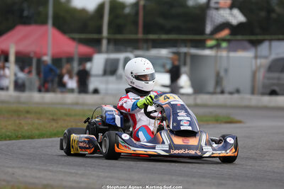 Baptiste STEFANAZZI — 04/10/2026 : 5ème manche du Trophée Ufolep Karting Nouvelle Aquitaine à Lescar (Photos Stéphane Agnus) 2026 — karting