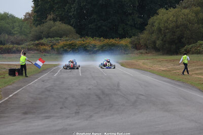 German KOZUSEV, Lola CHABOCHE — 04/10/2026 : 5ème manche du Trophée Ufolep Karting Nouvelle Aquitaine à Lescar (Photos Stéphane Agnus) 2026 — karting