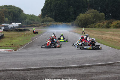 German KOZUSEV, Lola CHABOCHE — 04/10/2026 : 5ème manche du Trophée Ufolep Karting Nouvelle Aquitaine à Lescar (Photos Stéphane Agnus) 2026 — karting