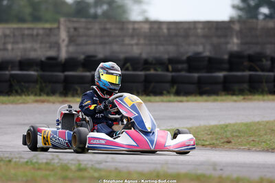 Louka BIDEGAIN — 04/10/2026 : 5ème manche du Trophée Ufolep Karting Nouvelle Aquitaine à Lescar (Photos Stéphane Agnus) 2026 — karting