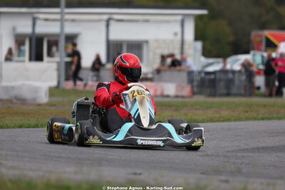 Mathéo ROUX — 04/10/2026 : 5ème manche du Trophée Ufolep Karting Nouvelle Aquitaine à Lescar (Photos Stéphane Agnus) 2026 — karting