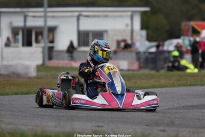 Louka BIDEGAIN — 04/10/2026 : 5ème manche du Trophée Ufolep Karting Nouvelle Aquitaine à Lescar (Photos Stéphane Agnus) 2026 — karting