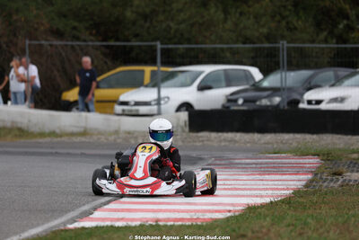 Gabriel LONGEAGNE — 04/10/2026 : 5ème manche du Trophée Ufolep Karting Nouvelle Aquitaine à Lescar (Photos Stéphane Agnus) 2026 — karting
