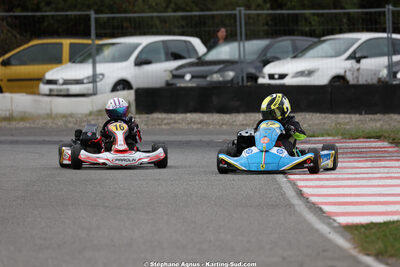 Arthur DELGRANGE, Leandre AILLAUD — 04/10/2026 : 5ème manche du Trophée Ufolep Karting Nouvelle Aquitaine à Lescar (Photos Stéphane Agnus) 2026 — karting