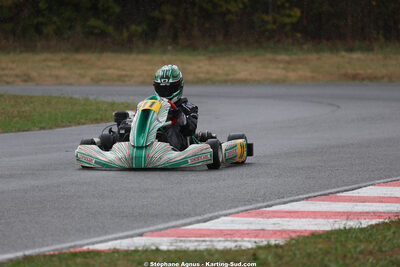 Louis LASCURETTES — 04/10/2026 : 5ème manche du Trophée Ufolep Karting Nouvelle Aquitaine à Lescar (Photos Stéphane Agnus) 2026 — karting