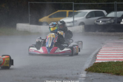 Louka BIDEGAIN — 04/10/2026 : 5ème manche du Trophée Ufolep Karting Nouvelle Aquitaine à Lescar (Photos Stéphane Agnus) 2026 — karting