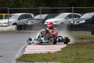 Mathéo ROUX — 04/10/2026 : 5ème manche du Trophée Ufolep Karting Nouvelle Aquitaine à Lescar (Photos Stéphane Agnus) 2026 — karting