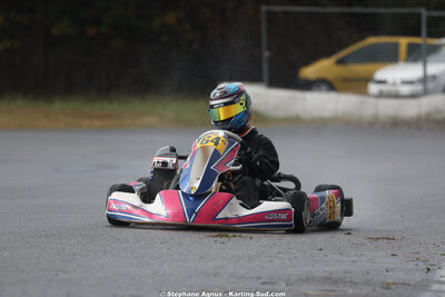 Louka BIDEGAIN — 04/10/2026 : 5ème manche du Trophée Ufolep Karting Nouvelle Aquitaine à Lescar (Photos Stéphane Agnus) 2026 — karting