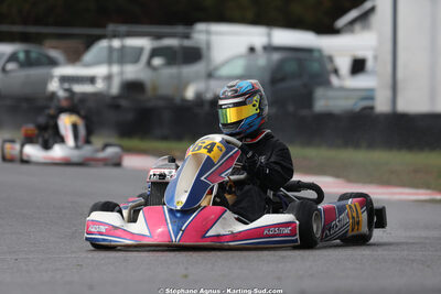 Louka BIDEGAIN — 04/10/2026 : 5ème manche du Trophée Ufolep Karting Nouvelle Aquitaine à Lescar (Photos Stéphane Agnus) 2026 — karting