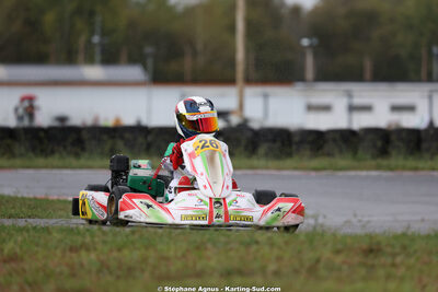 Romain GUILBERT — 04/10/2026 : 5ème manche du Trophée Ufolep Karting Nouvelle Aquitaine à Lescar (Photos Stéphane Agnus) 2026 — karting