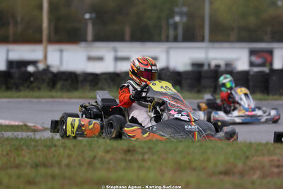 Gabin THUARD — 04/10/2026 : 5ème manche du Trophée Ufolep Karting Nouvelle Aquitaine à Lescar (Photos Stéphane Agnus) 2026 — karting