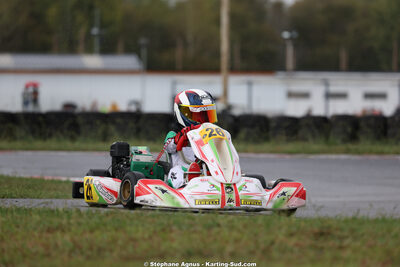 Romain GUILBERT — 04/10/2026 : 5ème manche du Trophée Ufolep Karting Nouvelle Aquitaine à Lescar (Photos Stéphane Agnus) 2026 — karting