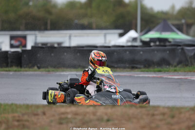 Gabin THUARD — 04/10/2026 : 5ème manche du Trophée Ufolep Karting Nouvelle Aquitaine à Lescar (Photos Stéphane Agnus) 2026 — karting