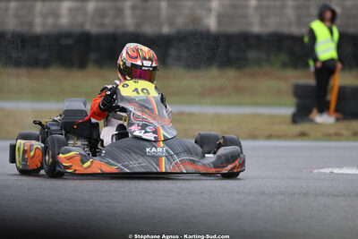 Gabin THUARD — 04/10/2026 : 5ème manche du Trophée Ufolep Karting Nouvelle Aquitaine à Lescar (Photos Stéphane Agnus) 2026 — karting