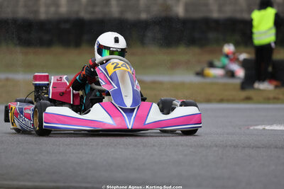 Cassie GOHARD — 04/10/2026 : 5ème manche du Trophée Ufolep Karting Nouvelle Aquitaine à Lescar (Photos Stéphane Agnus) 2026 — karting