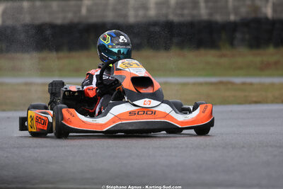 Mathis PANDELES — 04/10/2026 : 5ème manche du Trophée Ufolep Karting Nouvelle Aquitaine à Lescar (Photos Stéphane Agnus) 2026 — karting