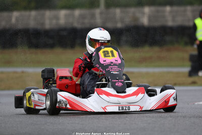 Enzo ETIE — 04/10/2026 : 5ème manche du Trophée Ufolep Karting Nouvelle Aquitaine à Lescar (Photos Stéphane Agnus) 2026 — karting