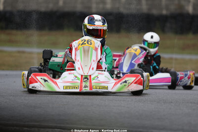 Romain GUILBERT — 04/10/2026 : 5ème manche du Trophée Ufolep Karting Nouvelle Aquitaine à Lescar (Photos Stéphane Agnus) 2026 — karting