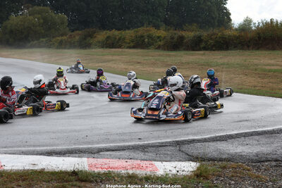 Baptiste STEFANAZZI, Eve BORDAS — 04/10/2026 : 5ème manche du Trophée Ufolep Karting Nouvelle Aquitaine à Lescar (Photos Stéphane Agnus) 2026 — karting