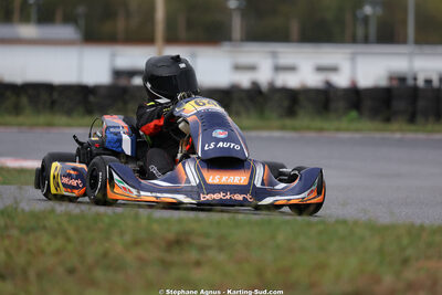 Lenny MARTINS — 04/10/2026 : 5ème manche du Trophée Ufolep Karting Nouvelle Aquitaine à Lescar (Photos Stéphane Agnus) 2026 — karting