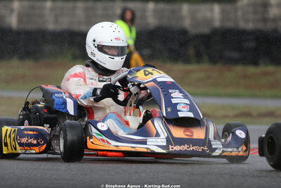 Baptiste STEFANAZZI — 04/10/2026 : 5ème manche du Trophée Ufolep Karting Nouvelle Aquitaine à Lescar (Photos Stéphane Agnus) 2026 — karting