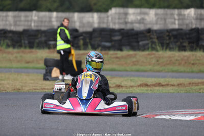 Louka BIDEGAIN — 04/10/2026 : 5ème manche du Trophée Ufolep Karting Nouvelle Aquitaine à Lescar (Photos Stéphane Agnus) 2026 — karting