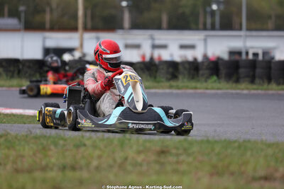 Mathéo ROUX — 04/10/2026 : 5ème manche du Trophée Ufolep Karting Nouvelle Aquitaine à Lescar (Photos Stéphane Agnus) 2026 — karting