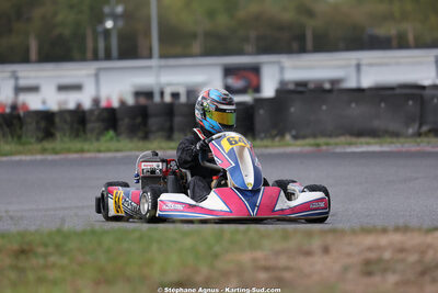 Louka BIDEGAIN — 04/10/2026 : 5ème manche du Trophée Ufolep Karting Nouvelle Aquitaine à Lescar (Photos Stéphane Agnus) 2026 — karting
