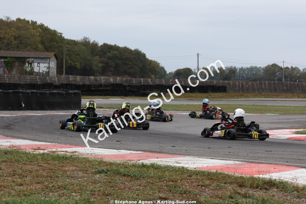 Achille DE OLIVEIRA, Arthur DELGRANGE, Gabriel LONGEAGNE — 04/10/2026 : 5ème manche du Trophée Ufolep Karting Nouvelle Aquitaine à Lescar (Photos Stéphane Agnus) 2026 — karting