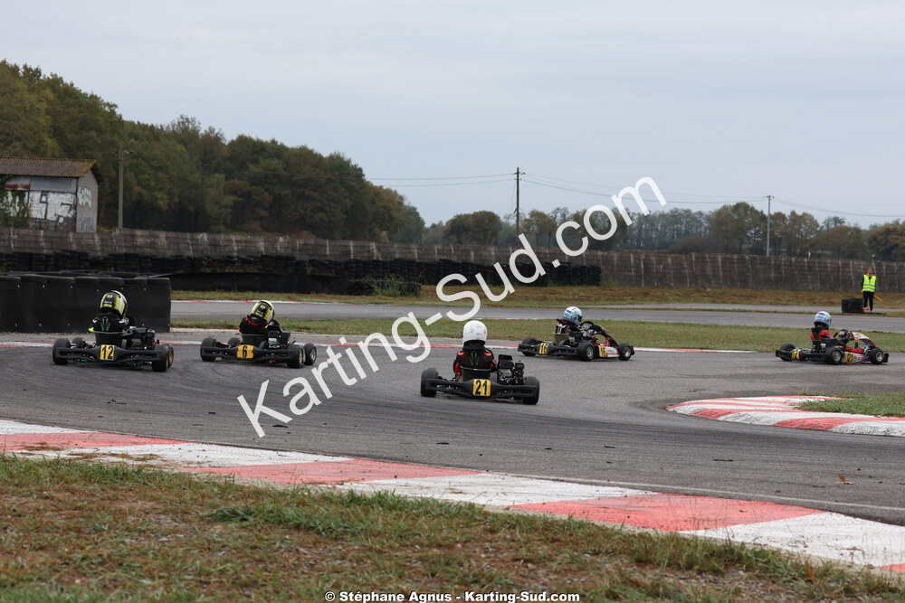 Achille DE OLIVEIRA, Arthur DELGRANGE, Gabriel LONGEAGNE — 04/10/2026 : 5ème manche du Trophée Ufolep Karting Nouvelle Aquitaine à Lescar (Photos Stéphane Agnus) 2026 — karting