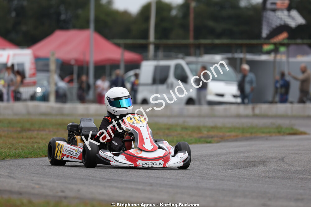Gabriel LONGEAGNE — 04/10/2026 : 5ème manche du Trophée Ufolep Karting Nouvelle Aquitaine à Lescar (Photos Stéphane Agnus) 2026 — karting