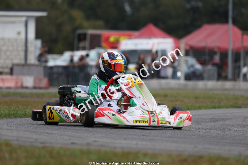 Romain GUILBERT — 04/10/2026 : 5ème manche du Trophée Ufolep Karting Nouvelle Aquitaine à Lescar (Photos Stéphane Agnus) 2026 — karting