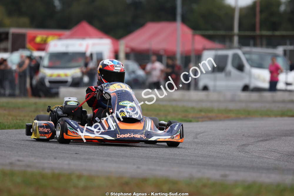 Valentino DE OLIVEIRA — 04/10/2026 : 5ème manche du Trophée Ufolep Karting Nouvelle Aquitaine à Lescar (Photos Stéphane Agnus) 2026 — karting