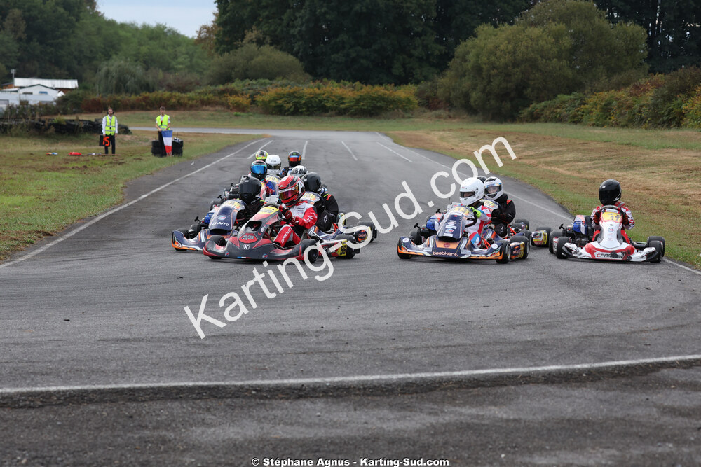 Antoine KUENTZ CONDE, Axel LAFONT, Baptiste STEFANAZZI — 04/10/2026 : 5ème manche du Trophée Ufolep Karting Nouvelle Aquitaine à Lescar (Photos Stéphane Agnus) 2026 — karting