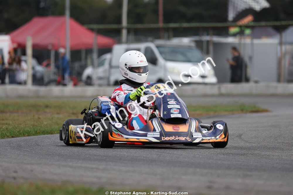 Baptiste STEFANAZZI — 04/10/2026 : 5ème manche du Trophée Ufolep Karting Nouvelle Aquitaine à Lescar (Photos Stéphane Agnus) 2026 — karting