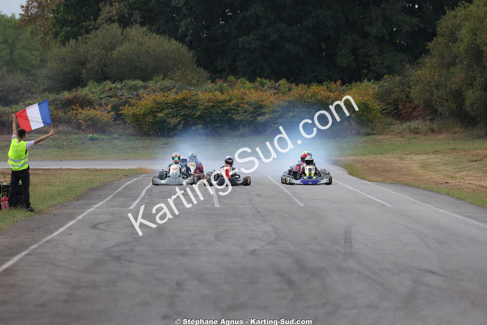 Diego MARRACO GRACIA, German KOZUSEV, Lola CHABOCHE — 04/10/2026 : 5ème manche du Trophée Ufolep Karting Nouvelle Aquitaine à Lescar (Photos Stéphane Agnus) 2026 — karting